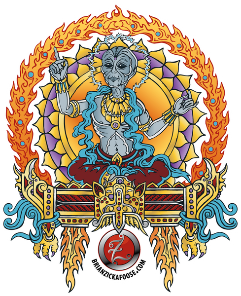 DMT: Divine Moment of Transfiguration - Prints + Greeting Cards +