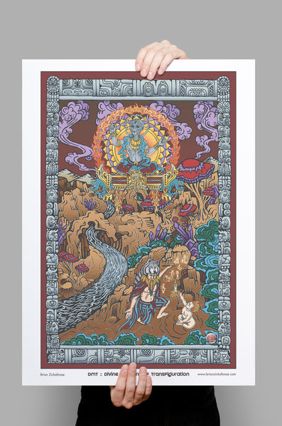 DMT: Divine Moment of Transfiguration - Prints + Greeting Cards +