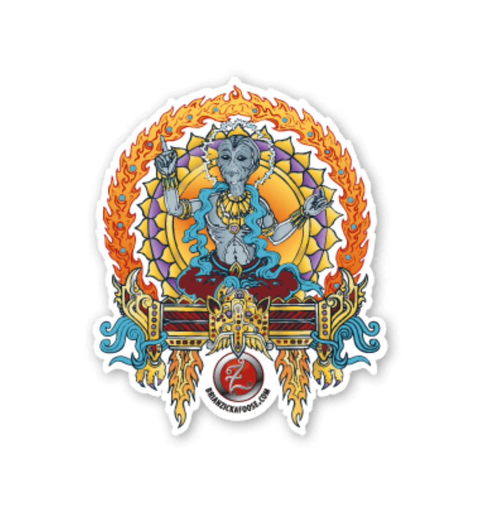 DMT Alien 3x3 Vinyl Sticker